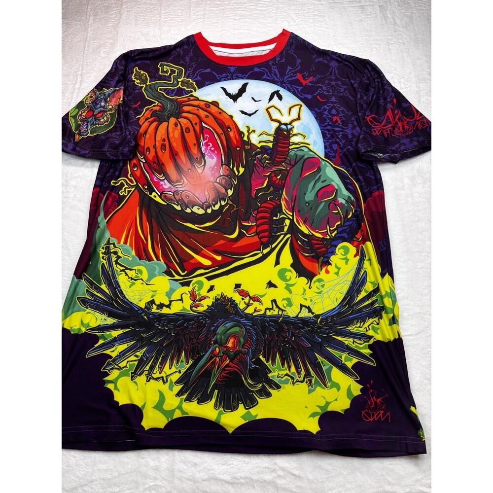 Ganja White Night Wobbleween T-Shirt Men's L arge Halloween EDM Bass Merch